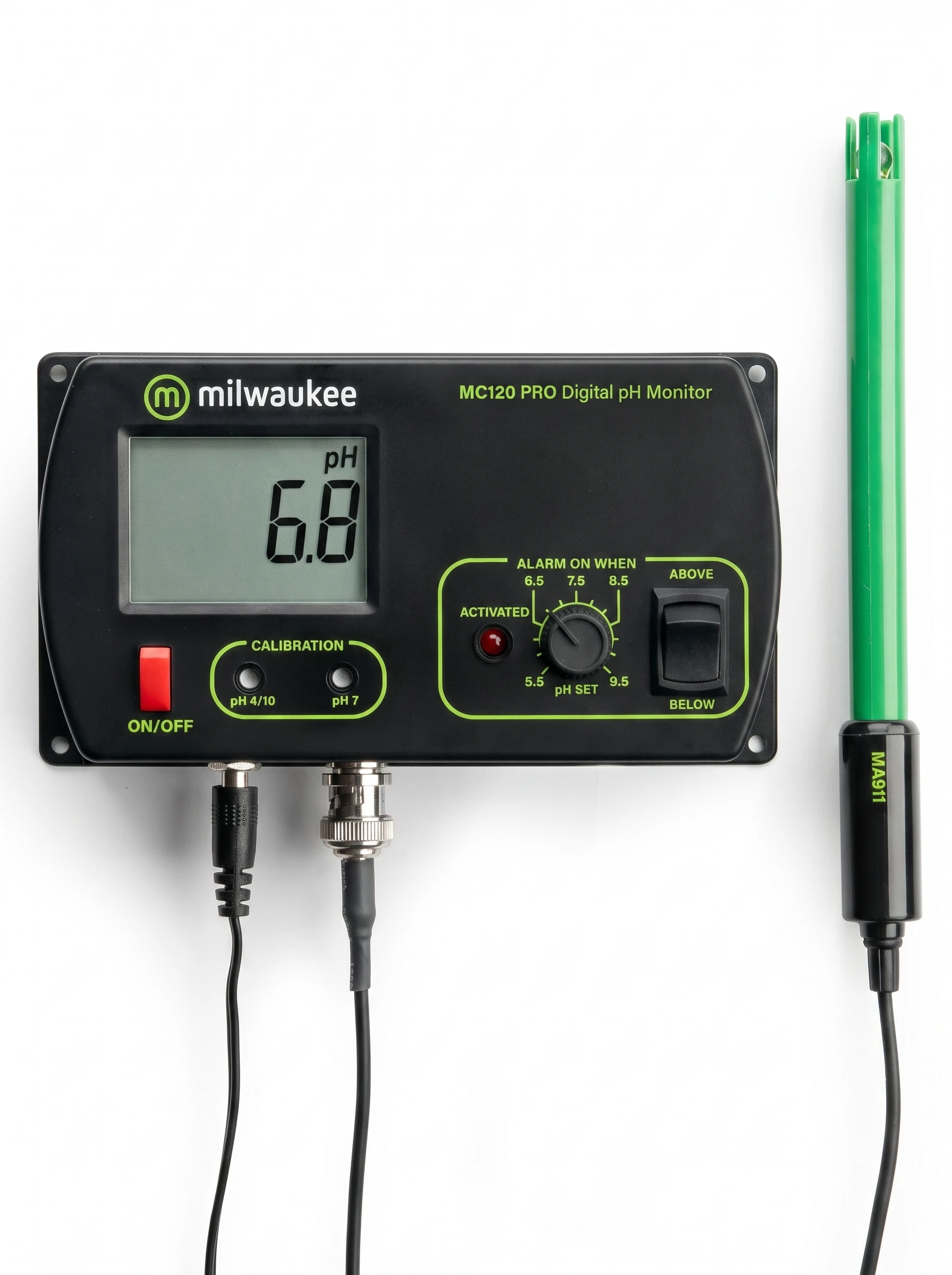 Monitor de pH para línea de proceso MC120 Milwaukee