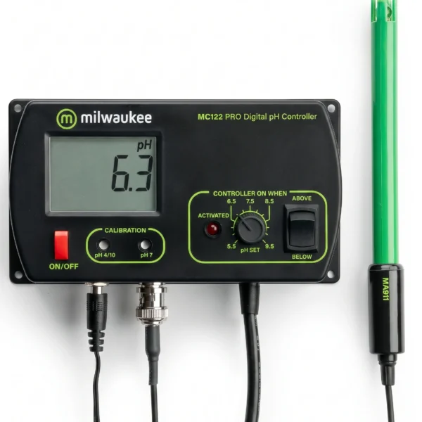 Controlador de pH para línea de proceso MC122 Milwaukee