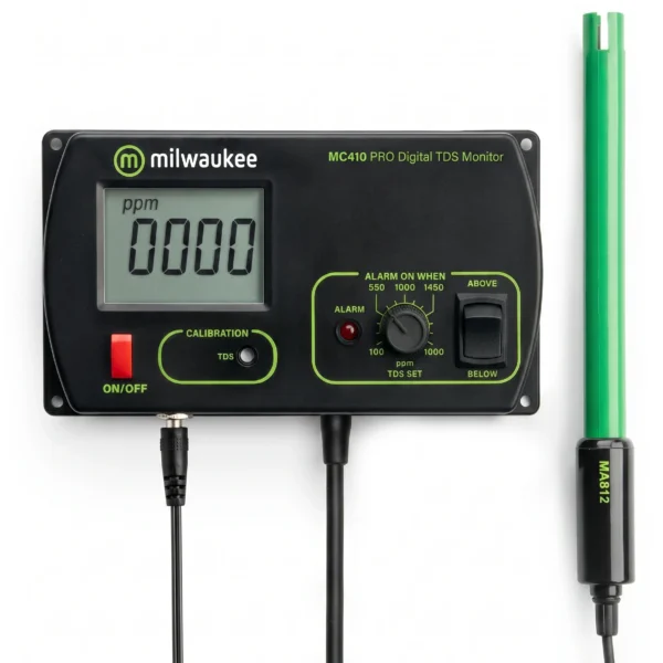Monitor de TDS con ATC para línea de proceso MC410 Milwaukee