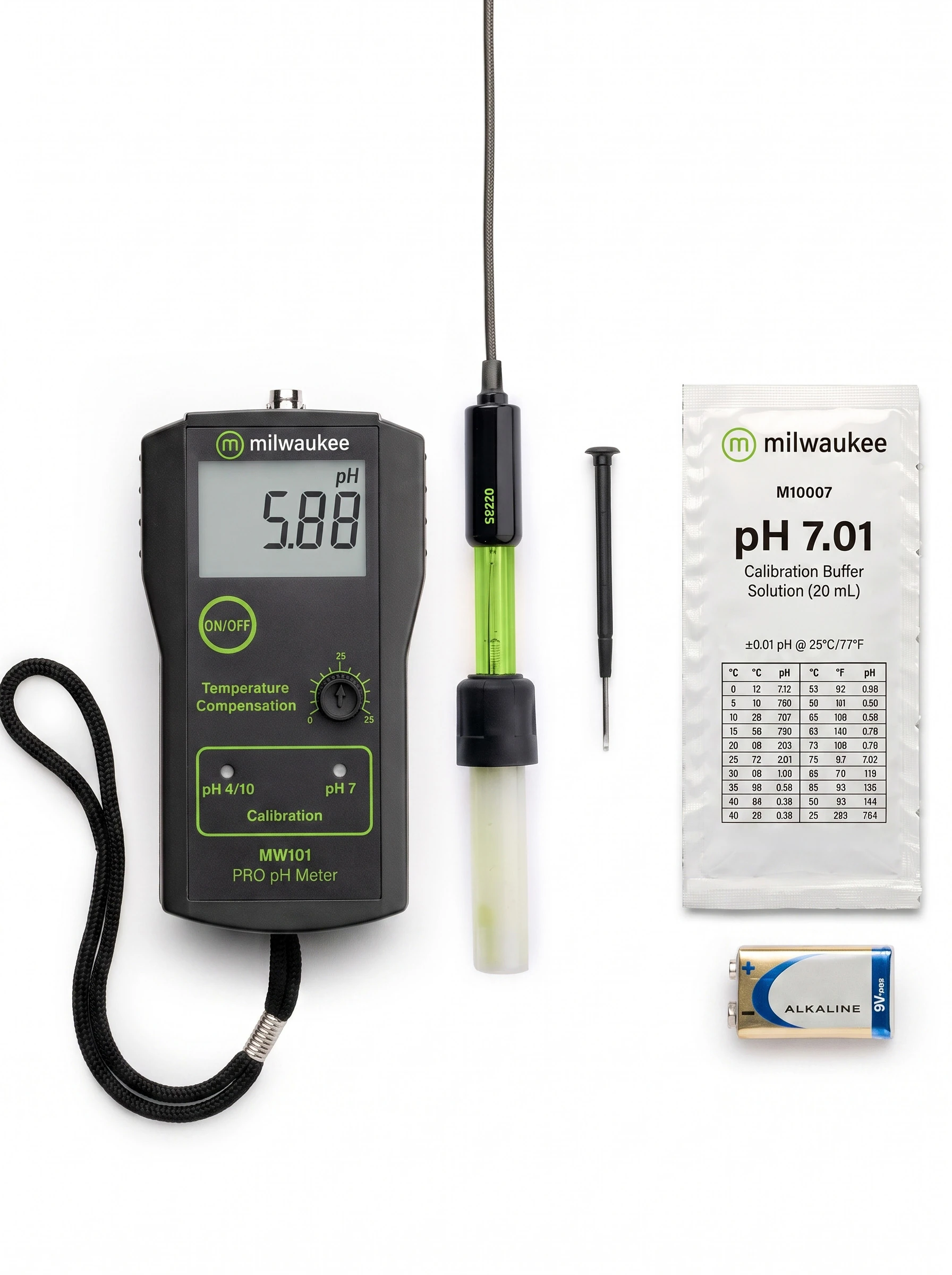 Medidor de pH portatil MW100 Milwaukee