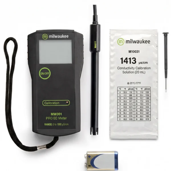 Medidor CE de rango bajo (LR) portatil con ATC MW301 Milwaukee