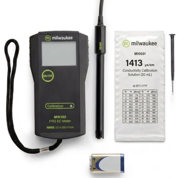 Medidor de CE de rango alto (HR) con ATC portatil MW302 Milwaukee