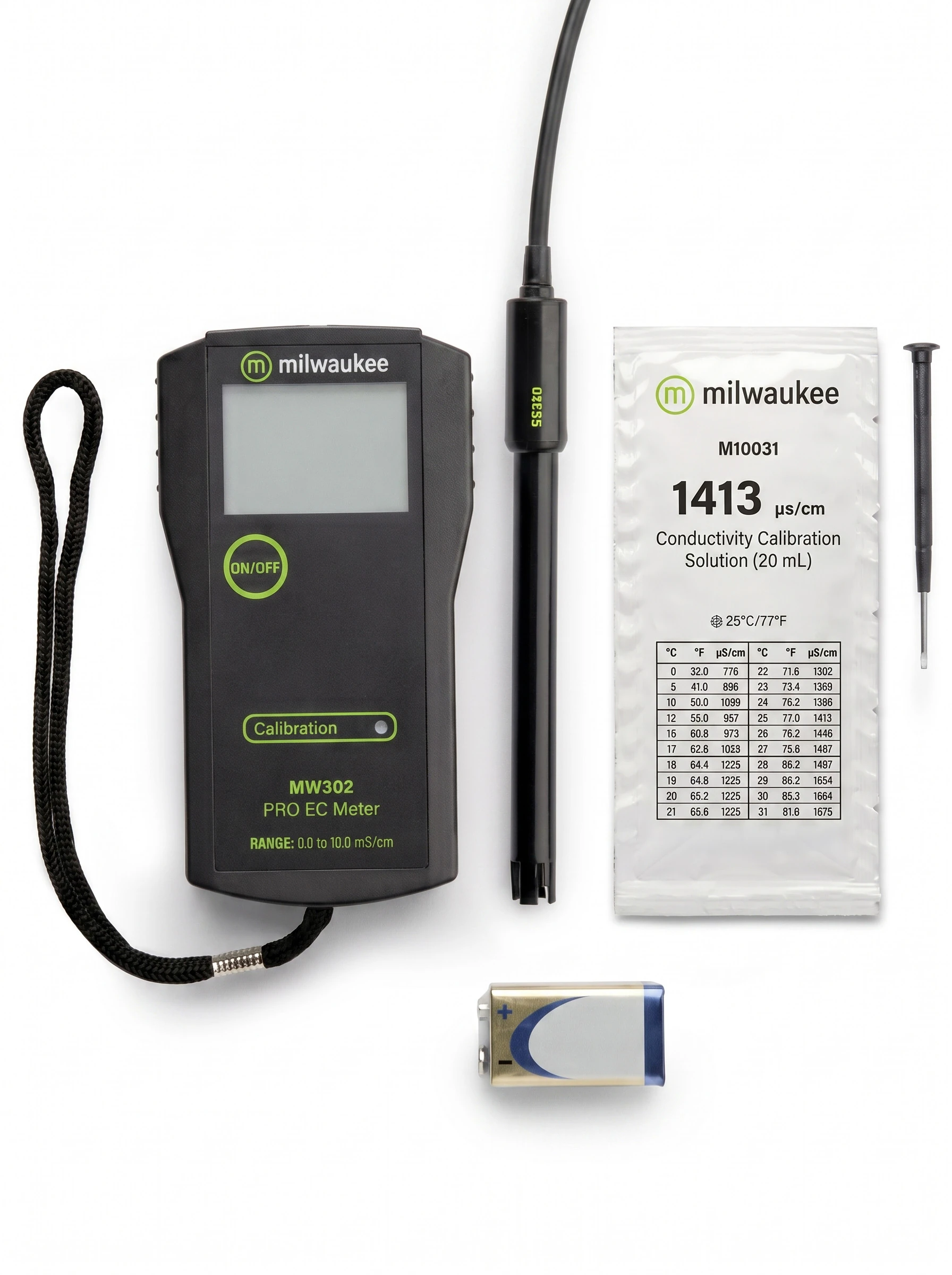 Medidor de CE de rango alto (HR) con ATC portatil MW302 Milwaukee