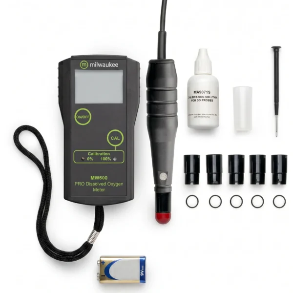 Medidor de oxígeno disuelto portátil MW600 Milwaukee
