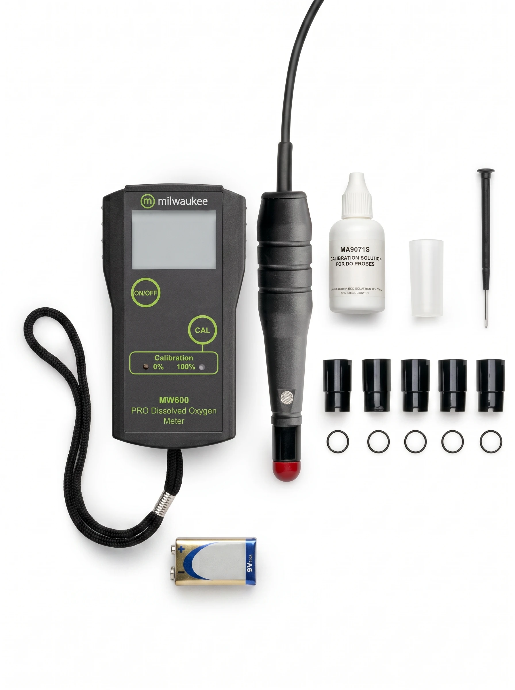 Medidor de oxígeno disuelto portátil MW600 Milwaukee