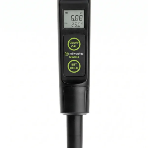 Medidor de pH/EC/TDS y temperatura de bolsillo económico de alto rango con ATC resistente al agua MW804 Milwaukee