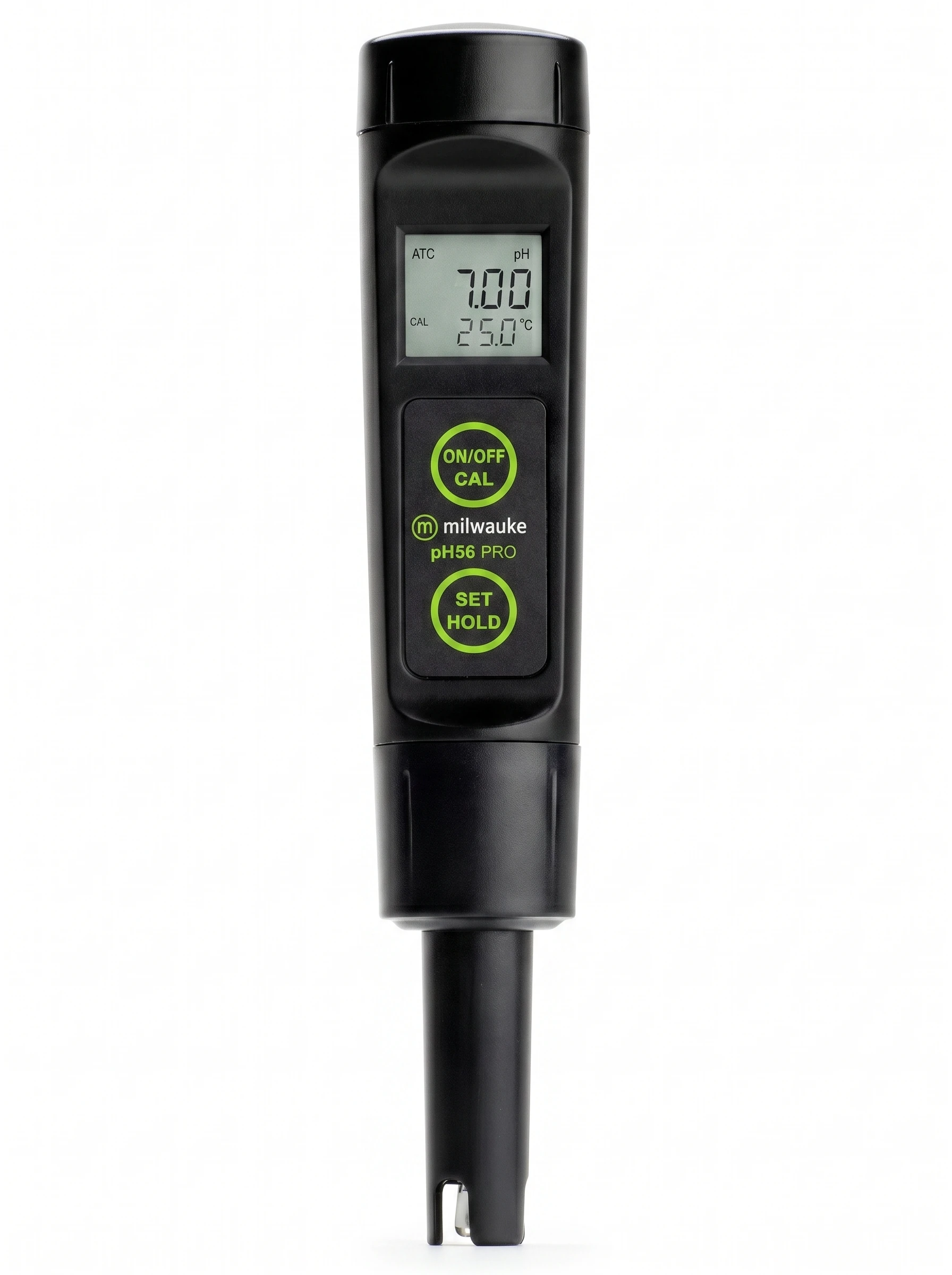 Medidor de pH y temperatura de bolsillo económico de alta resolución con ATC resistente al agua pH56 Milwaukee