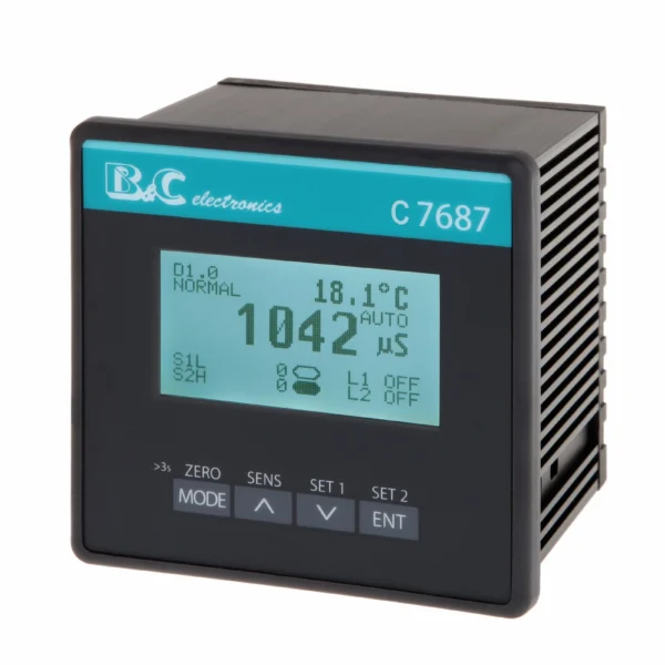 Controlador/Transmisor de Conductividad, Resistividad y TDS C 7687 B&C Electronics