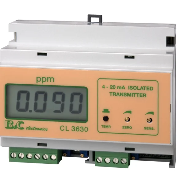 Transmisor de Cloro, Dióxido de Cloro y Ozono CL 3630 B&C Electronics