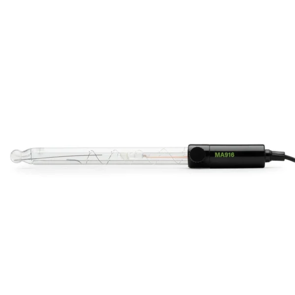 Electrodo de pH de vidrio rellenable con cable de 1 m MA916B/1 Milwaukee
