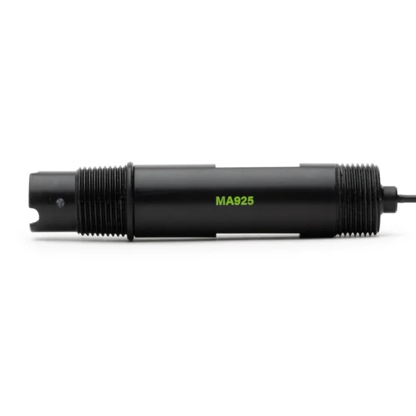 Electrodo combinado de ORP para aplicaciones de alta presión, doble unión, con solución de electrolito de polímero y conector BNC con cable de 3 metros MA925B/3