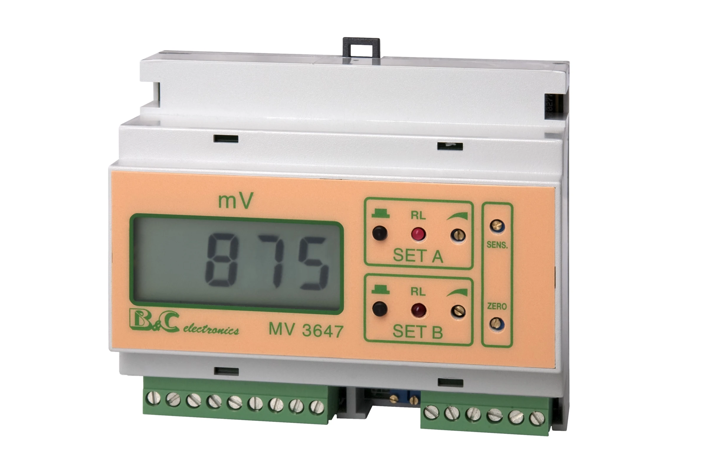 Transmisor / Controlador de Óxido-Reducción (ORP) MV 3647 B&C Electronics