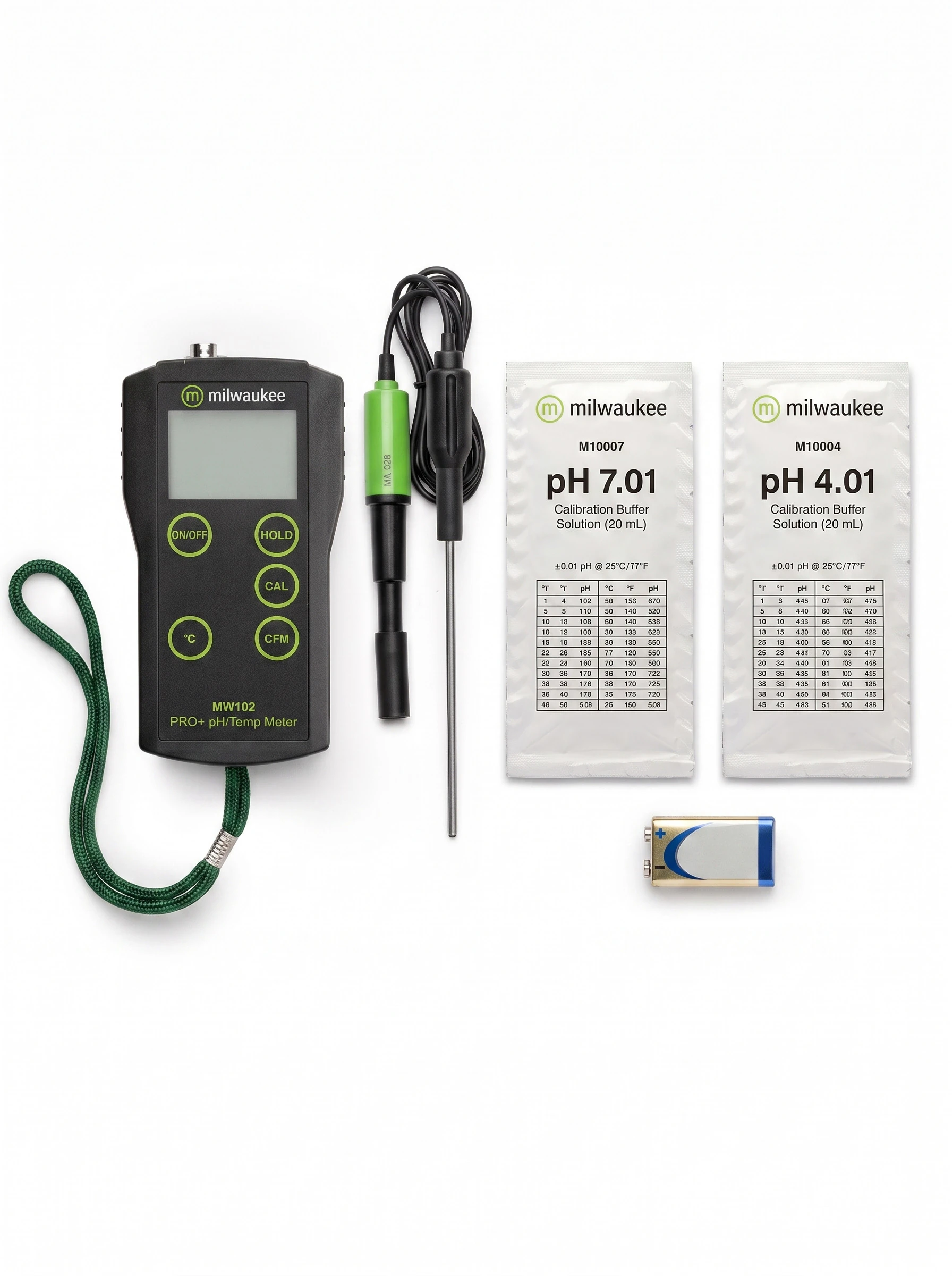 Medidor de pH y temperatura para comida MW102-FOOD Milwaukee