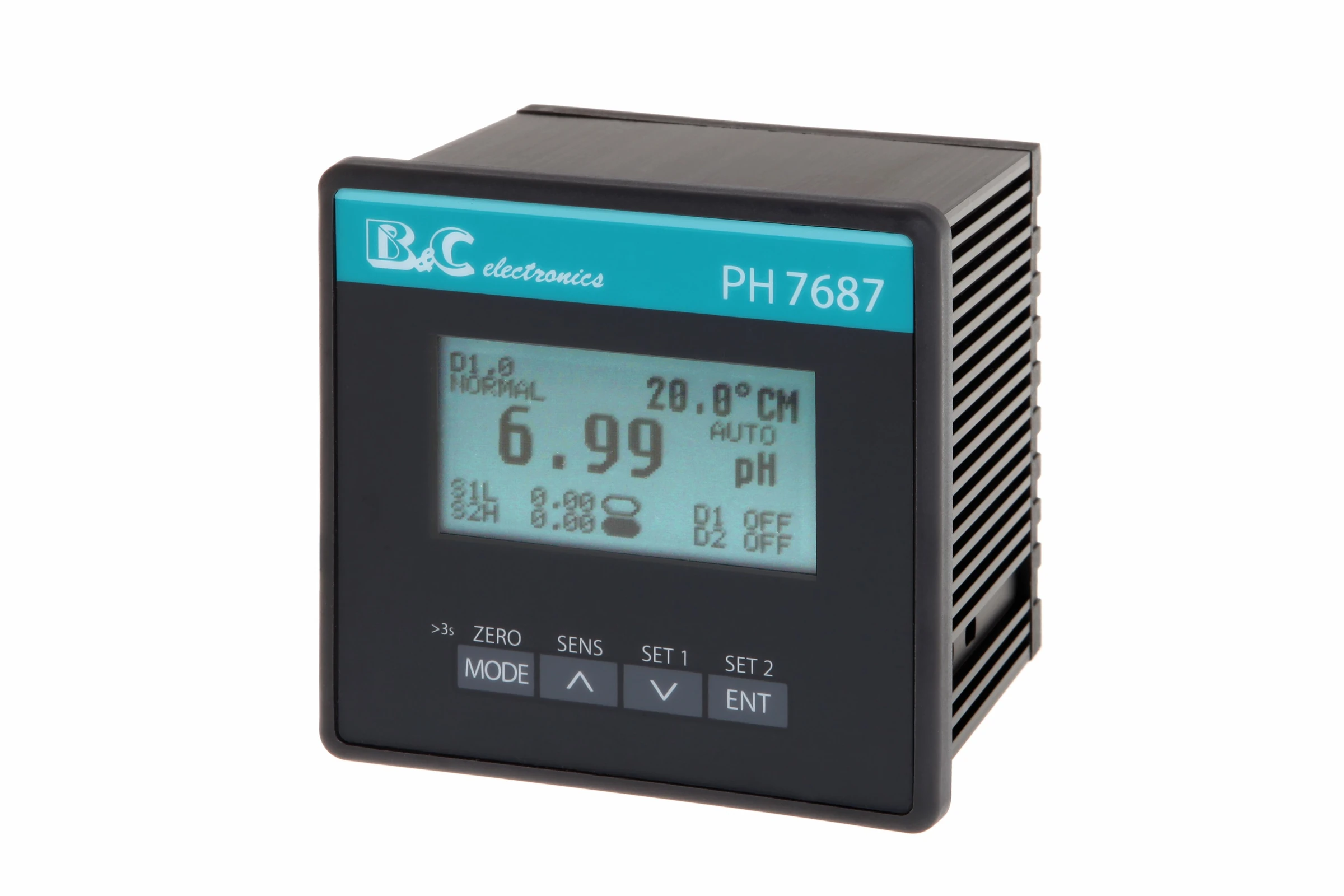 Controlador/Analizador de pH/ORP PH 7687 B&C Electronics